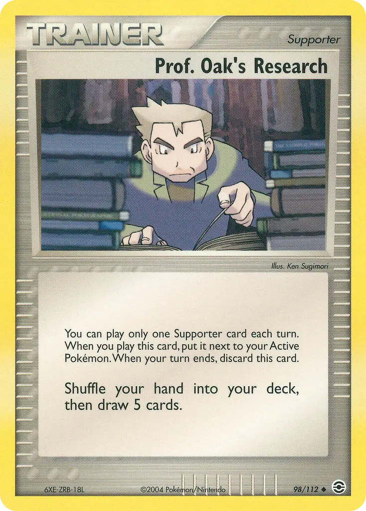 Prof. Oak's Research - FireRed & LeafGreen 098/112 (Professor Program)