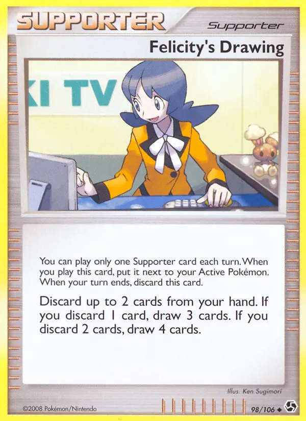 Felicity's Drawing - Great Encounters 098/106 (Reverse Holo)