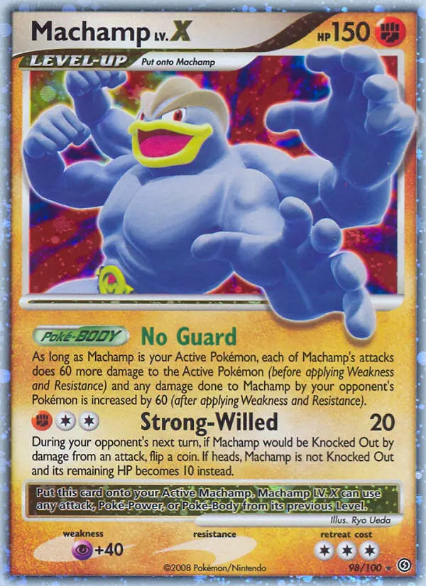 Machamp LV.X - Stormfront 098/100 (Holo)