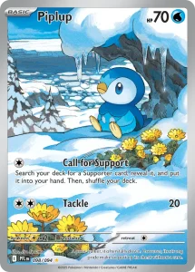 Piplup - Phantasmal Flames 098/094 (Illustration Rare)