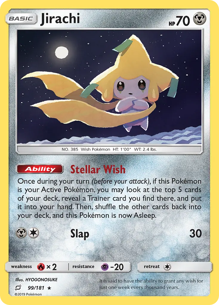 Jirachi - Team Up 099/181 (Reverse Holo)