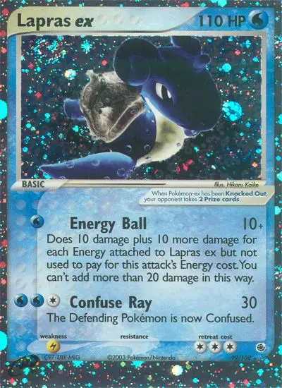 Lapras ex - Ruby & Sapphire 099/109 (Rare Holo EX)
