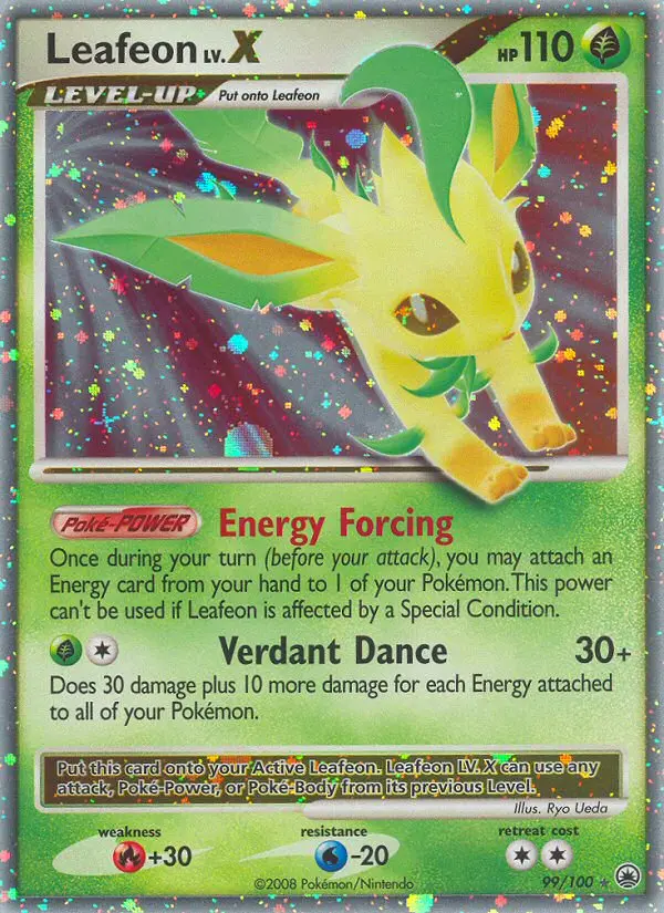 Leafeon LV.X - Majestic Dawn 099/100 (Holo)