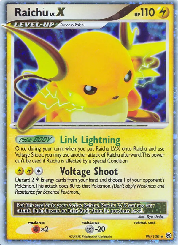 Raichu LV.X - Stormfront 099/100 (Holo)