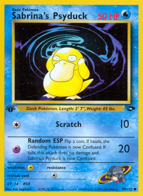 Sabrina's Psyduck - Gym Challenge 099/132 (Regular)