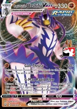 Rapid Strike Urshifu VMAX - Play! Prize Pack Series One BST088 (Holo)