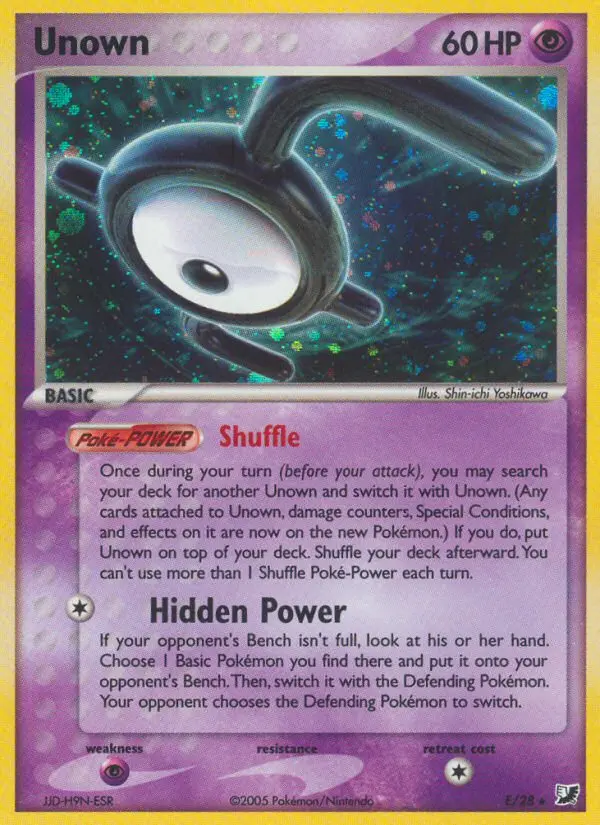 Unown - Unseen Forces E (Holo)