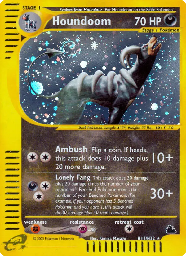 Houndoom - Skyridge H11 (Reverse Holo)