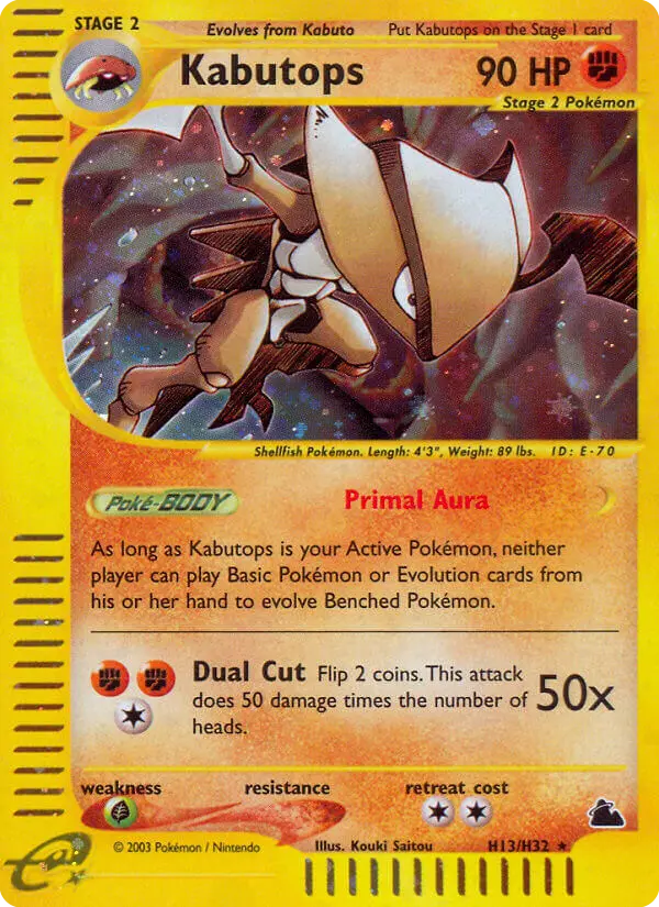 Kabutops - Skyridge H13 (Reverse Holo)