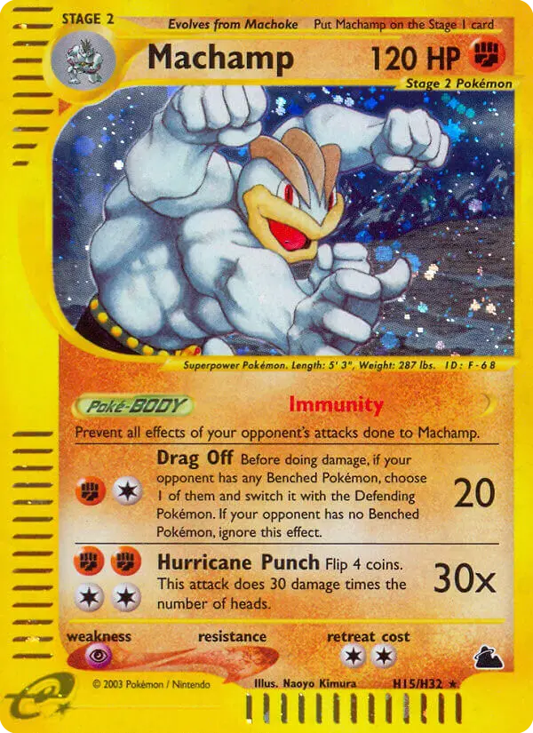 Machamp - Skyridge H15 (Reverse Holo)