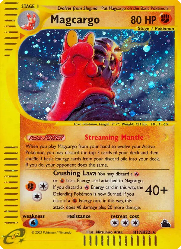 Magcargo - Skyridge H17 (Reverse Holo)