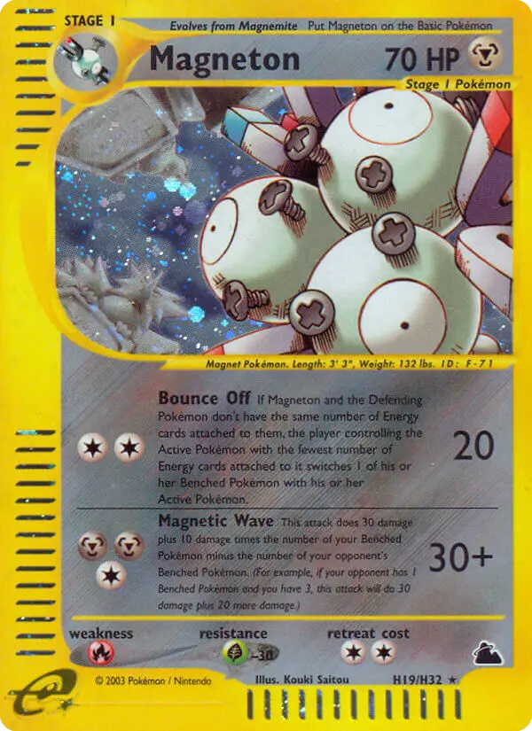 Magneton - Skyridge H19 (Reverse Holo)