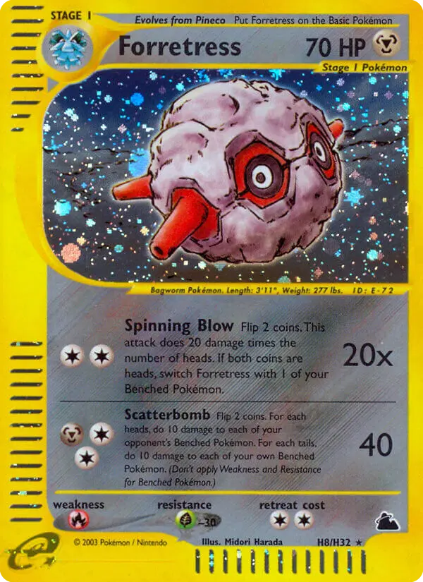 Forretress - Skyridge H8 (Reverse Holo)