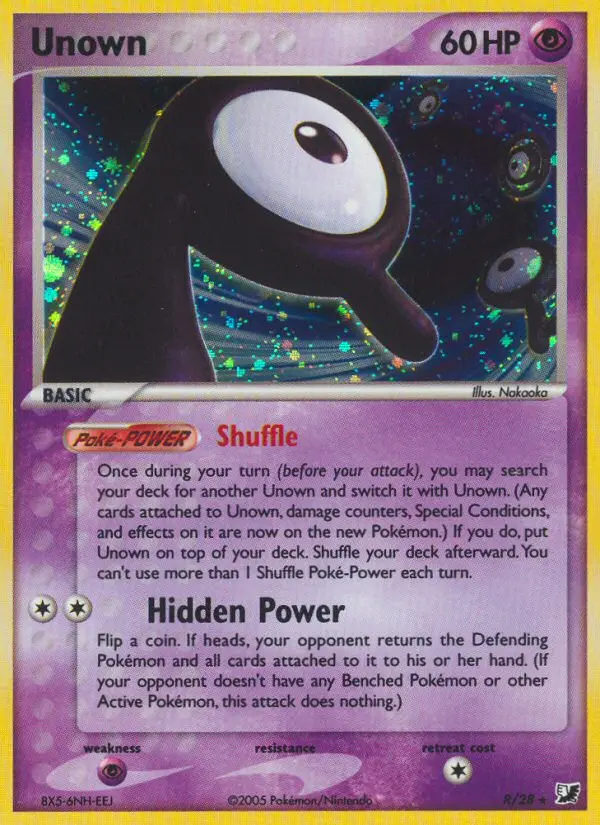 Unown - Unseen Forces R (Reverse Holo)