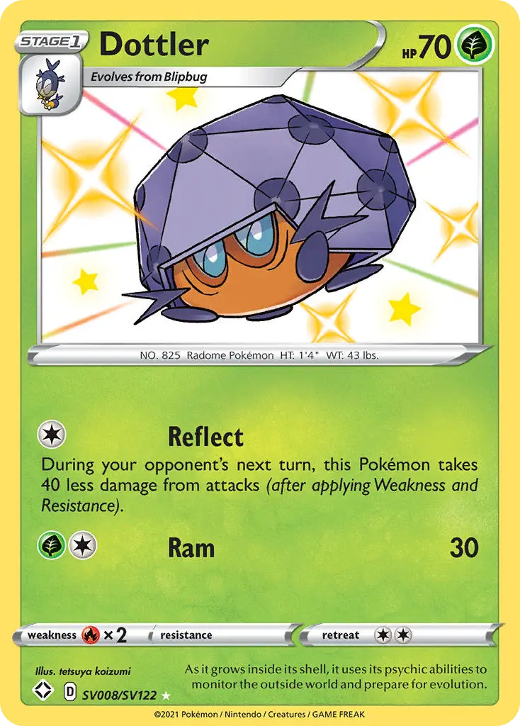 Dottler - Shining Fates Shiny Vault SV008 (Holo)