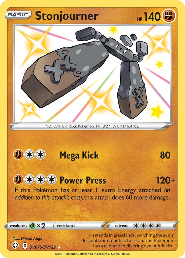 Stonjourner - Shining Fates Shiny Vault SV075 (Holo)
