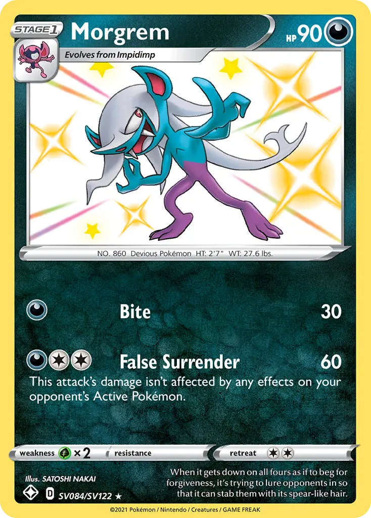 Morgrem - Shining Fates Shiny Vault SV084 (Holo)