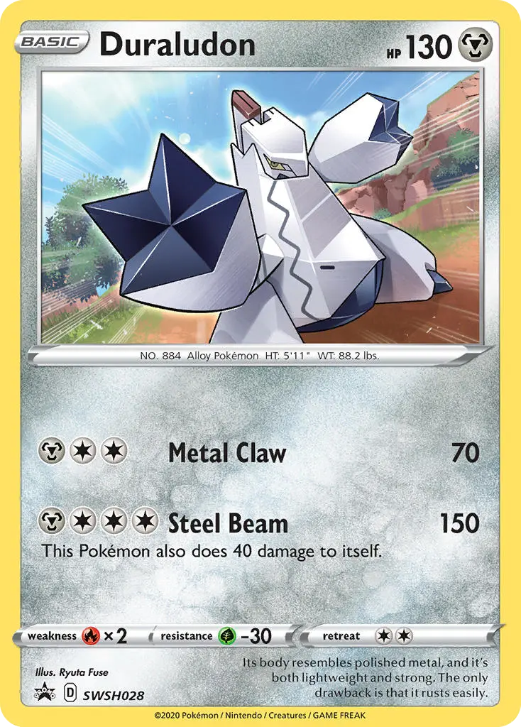 Duraludon - SWSH Black Star Promos SWSH028 (Holo)