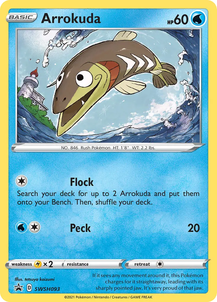 Arrokuda - SWSH Black Star Promos SWSH093 (Holo)