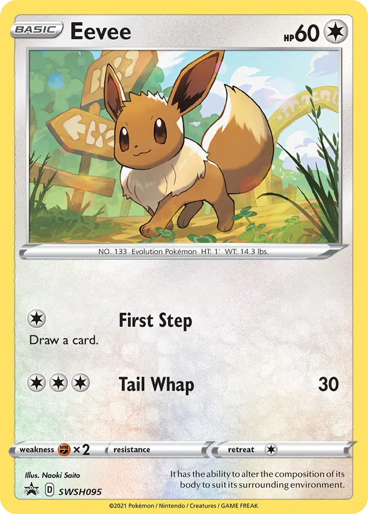 Eevee - SWSH Black Star Promos SWSH095 (Holo)