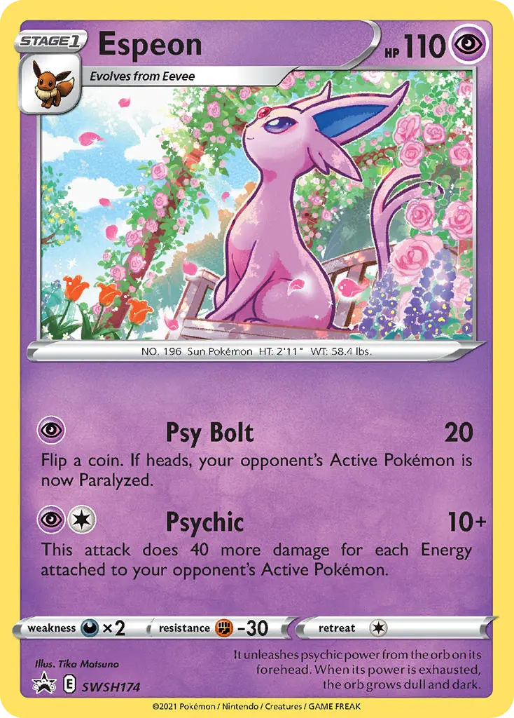 Espeon - SWSH Black Star Promos SWSH174 (Holo)