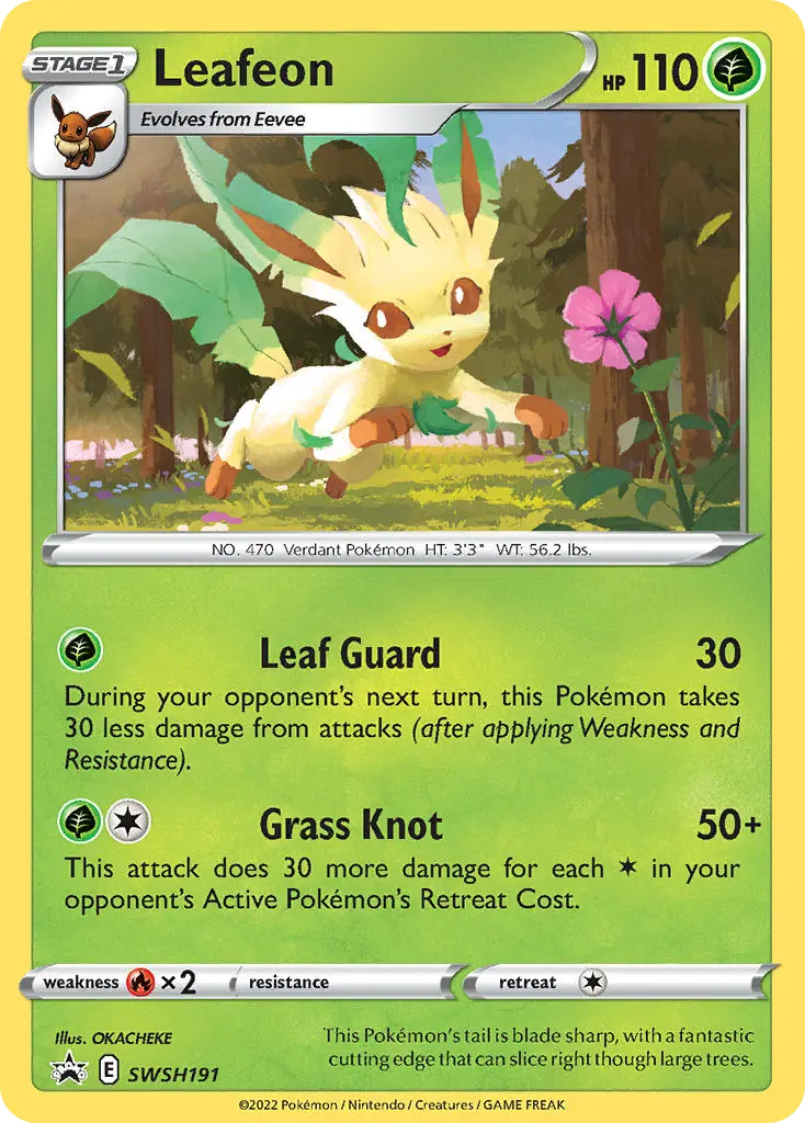 Leafeon - SWSH Black Star Promos SWSH191 (Holo)