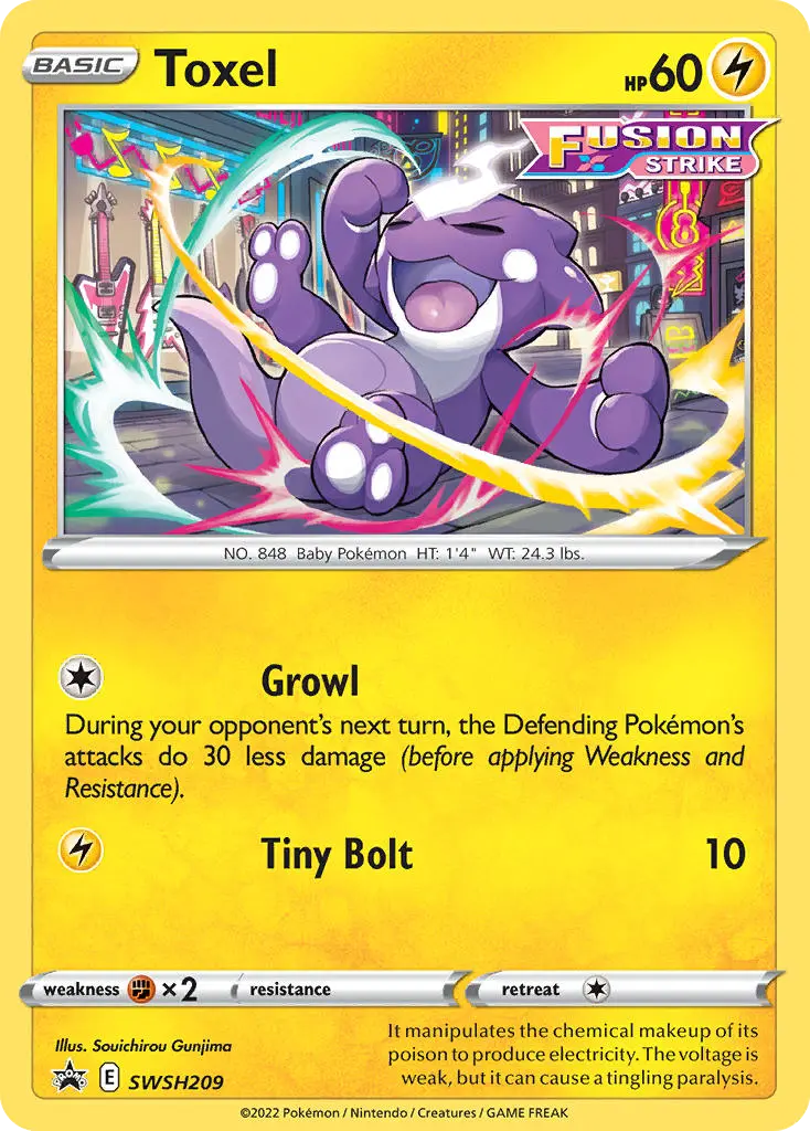 Toxel - SWSH Black Star Promos SWSH209 (Holo)