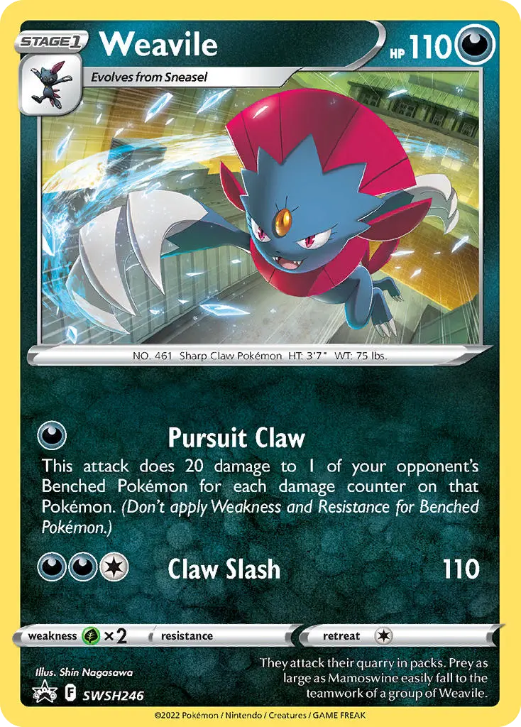 Weavile - SWSH Black Star Promos SWSH246 (Holo)
