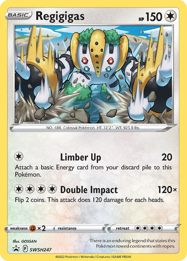 Regigigas - SWSH Black Star Promos SWSH247 (Holo)