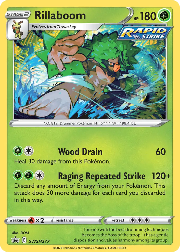 Rillaboom - SWSH Black Star Promos SWSH277 (Holo)
