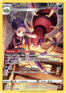 Ariados - Brilliant Stars Trainer Gallery TG09 (Holo)