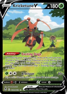 Kricketune V - Silver Tempest Trainer Gallery TG12 (Holo)