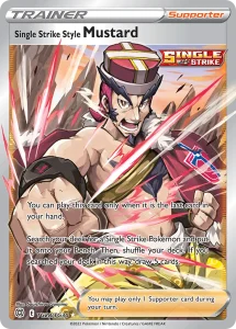 Single Strike Style Mustard - Brilliant Stars Trainer Gallery TG28 (Holo)