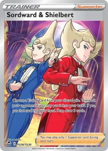 Sordward & Shielbert - Silver Tempest Trainer Gallery TG28 (Holo)