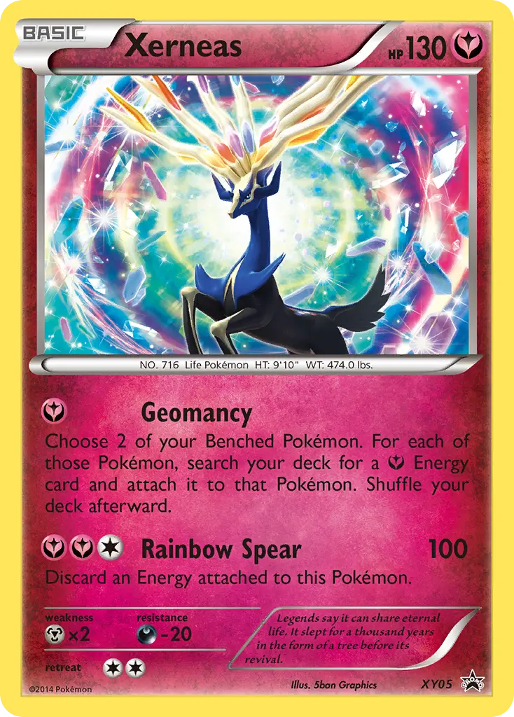 Xerneas - XY Black Star Promos XY05 (Holo)