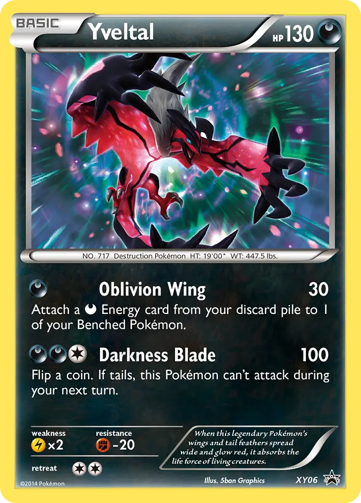 Yveltal - XY Black Star Promos XY06 (Holo)