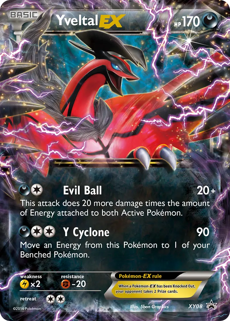 Yveltal-EX - XY Black Star Promos XY08 (Holo)
