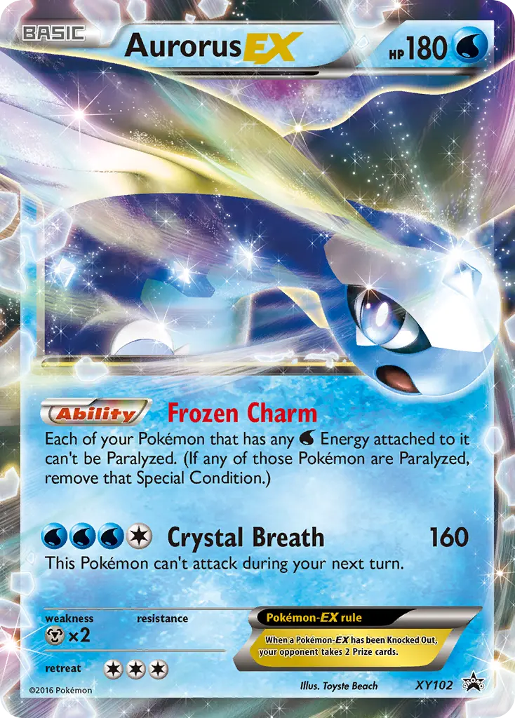 Aurorus-EX - XY Black Star Promos XY102 (Holo)