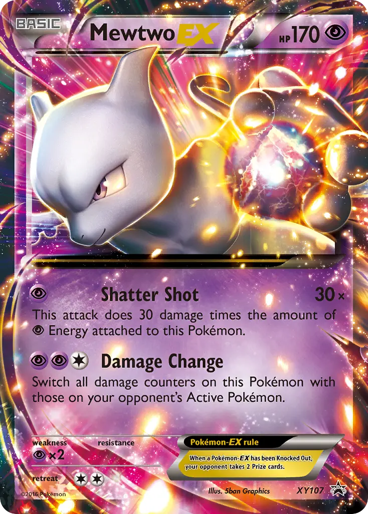 Mewtwo-EX - XY Black Star Promos XY107 (Holo)