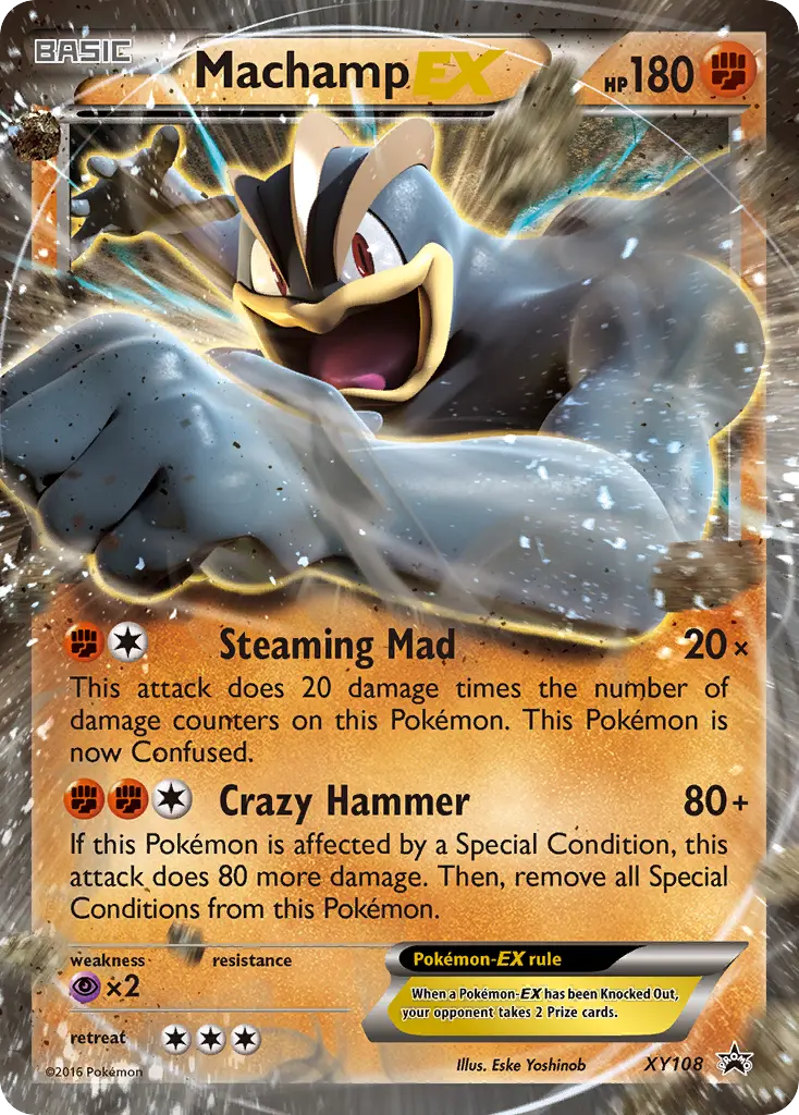 Machamp-EX - XY Black Star Promos XY108 (Holo)