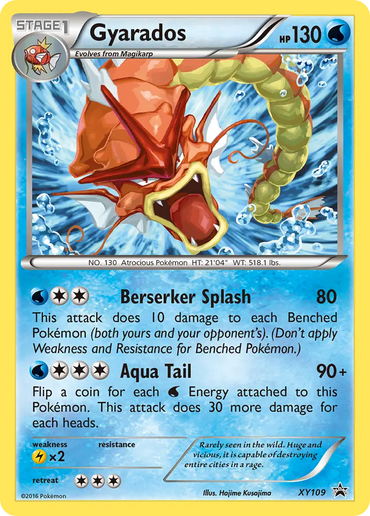 Gyarados - XY Black Star Promos XY109 (Holo)