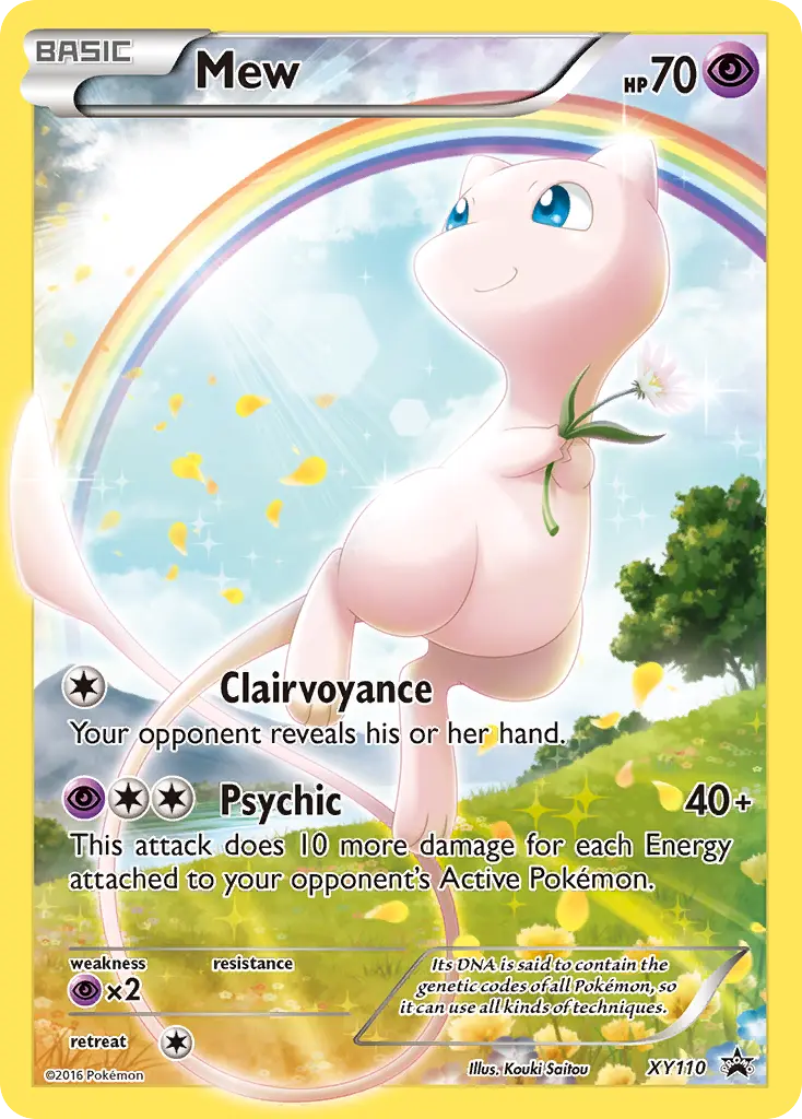 Mew - XY Black Star Promos XY110 (Holo)