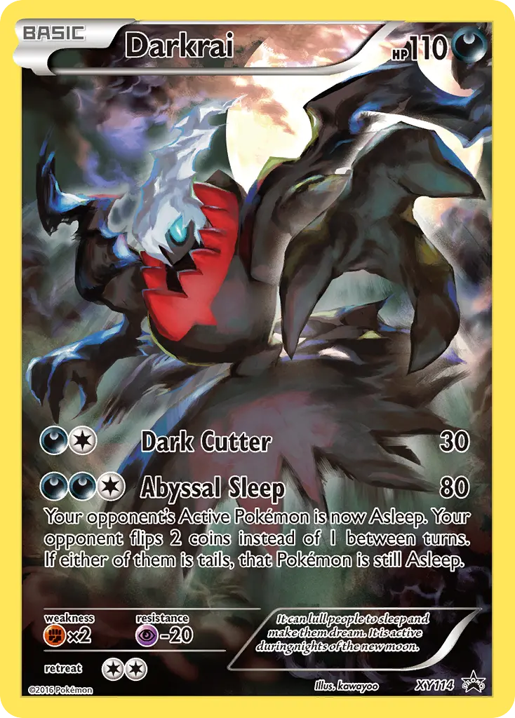 Darkrai - XY Black Star Promos XY114 (Holo)