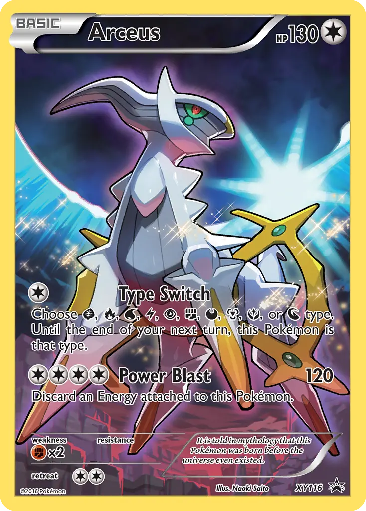 Arceus - XY Black Star Promos XY116 (Holo)