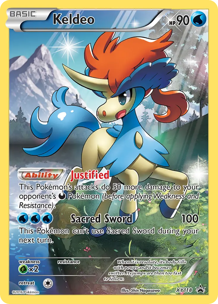 Keldeo - XY Black Star Promos XY118 (Holo)