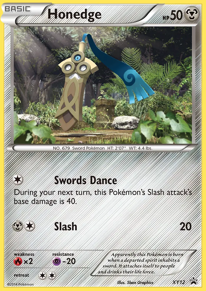 Honedge - XY Black Star Promos XY12 (Holo)