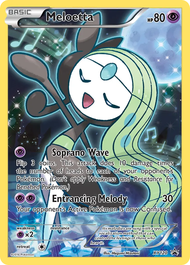 Meloetta - XY Black Star Promos XY120 (Holo)
