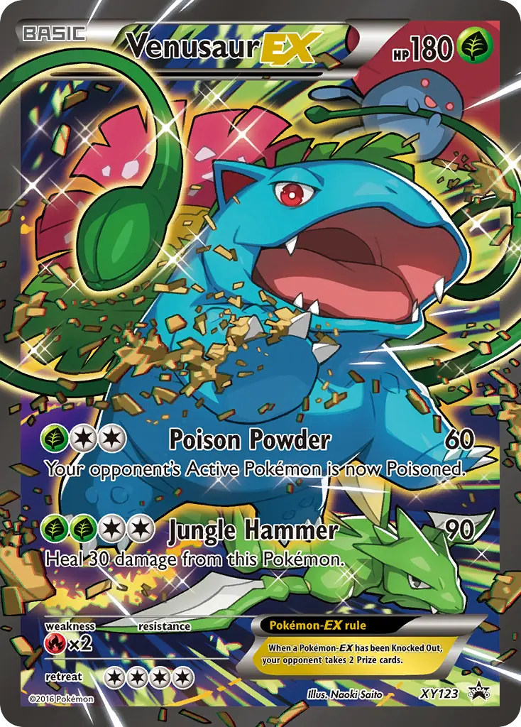 Venusaur-EX - XY Black Star Promos XY123 (Holo)