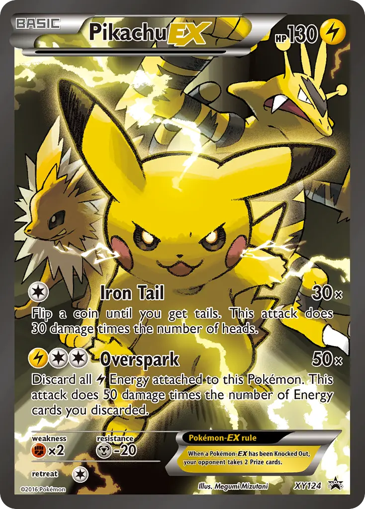 Pikachu-EX - XY Black Star Promos XY124 (Holo)