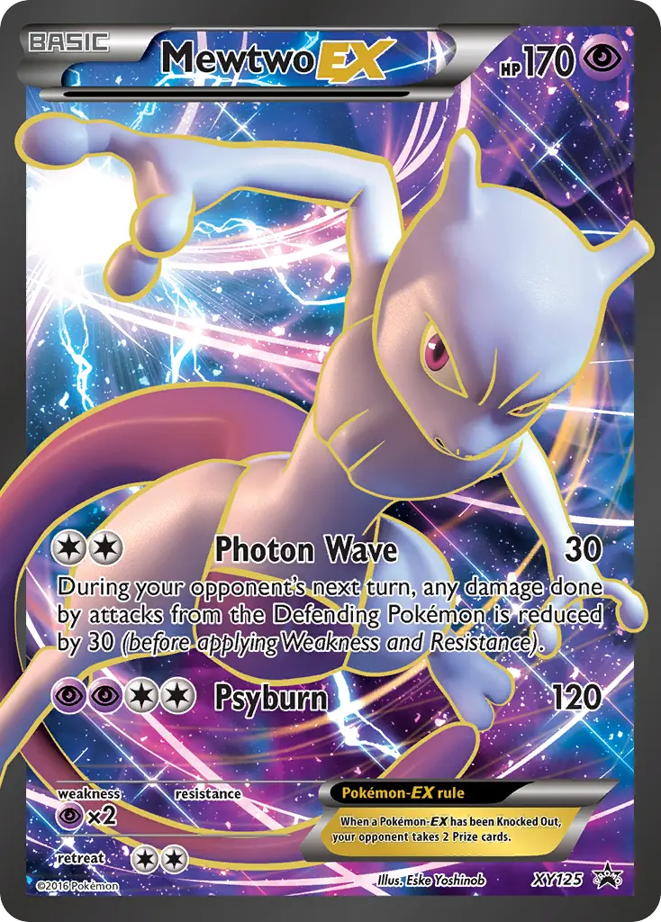 Mewtwo-EX - XY Black Star Promos XY125 (Holo)